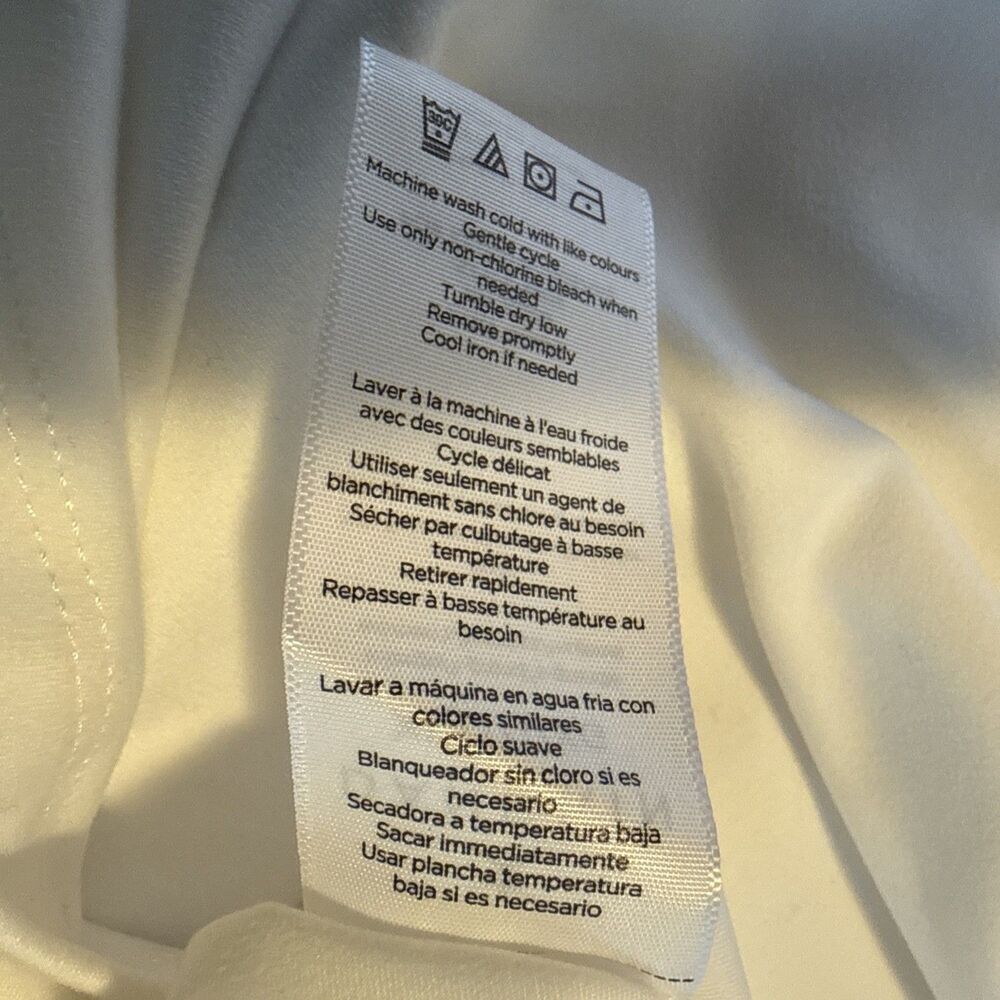 NEW Danskin Sleeveless Golf Dress With Pockets XL White Athleisure W Zip $48 - Picture 9 of 9